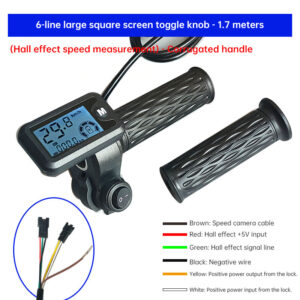 Electric Bike Throttle With Lcd