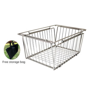 Igt Stainless Steel Folding Basket: