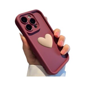 3d Love Suitable For Apple 15 Phone