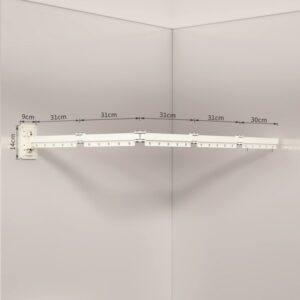 Foldable Shower Curtain Set