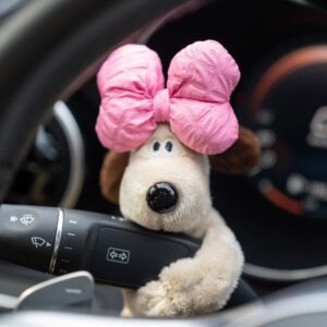 Car Small Ornaments Cute Head Dog Plush