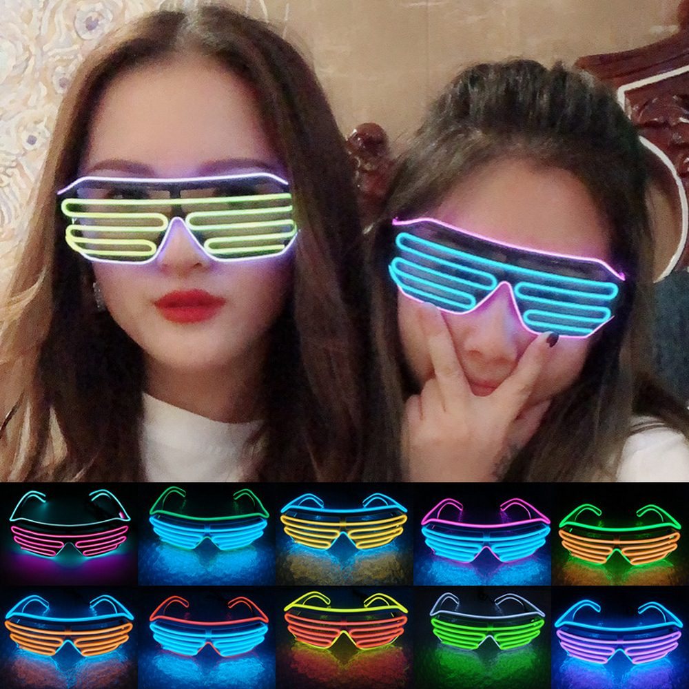 Neon LED Party Glasses - Double Color Glow - Image 4