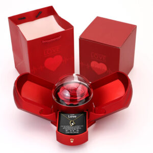 Double Open Rose Gift Box Drawer Style