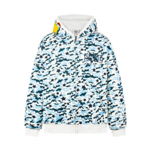 Embroidery Zipper Hoodie Spring Casual