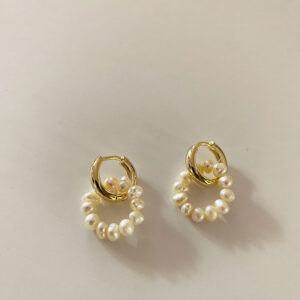 Natural Freshwater Pearl Earrings For