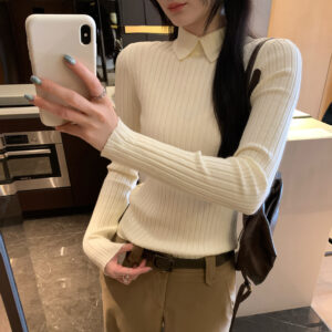 Pique Collar Slim Fit Inner Layer